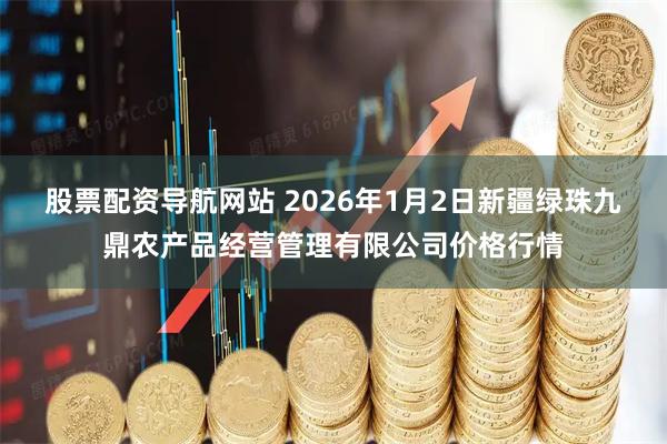 股票配资导航网站 2026年1月2日新疆绿珠九鼎农产品经营管理有限公司价格行情