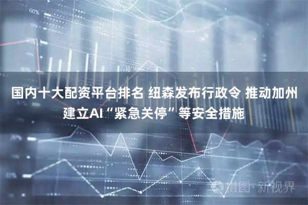 国内十大配资平台排名 纽森发布行政令 推动加州建立AI“紧急关停”等安全措施